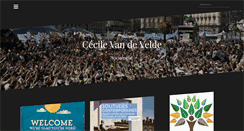 Desktop Screenshot of cvandevelde.com